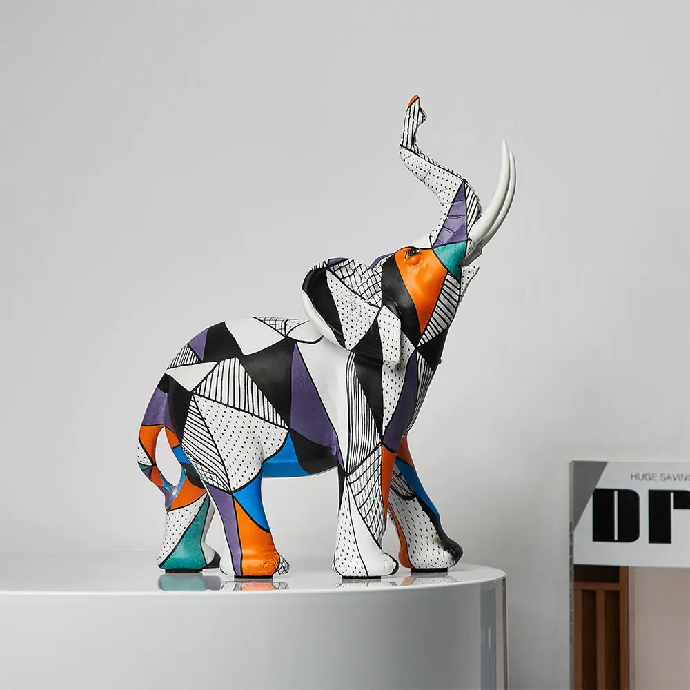 Painting Art Elephant Sculptures & Figurines Modern Decoration