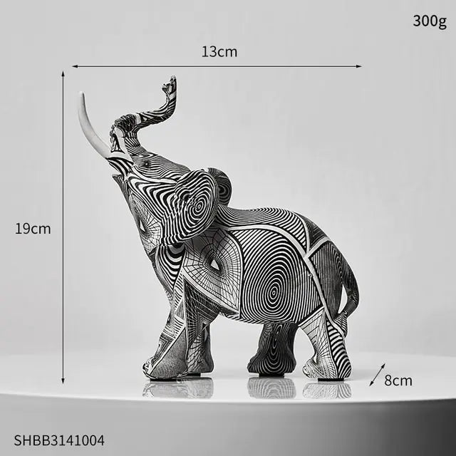 Painting Art Elephant Sculptures & Figurines Modern Decoration